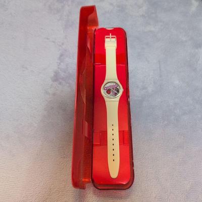 Used Swatch Valentine Limited Heart Design Watch