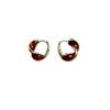 French new dripping Maillard earrings niche simple design earrings temperament light luxury high-end earrings women