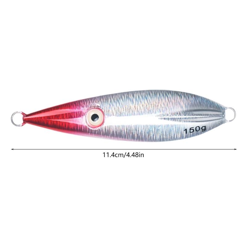 Metal Cast Jigging Lures High Reflective Baits 11.4cm Casting Jigs Slow Sinking Fishing Baits Lure Multiple Color
