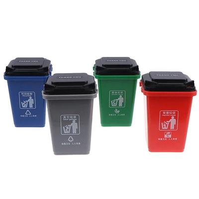 Mini Jouets Décoratifs de Tri des Déchets Plastique Mini Poubelle Organiseur de Stylos Modèle Poubelle Mini Poubelle
