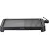 Plancha Grill électrique - ARTHUR MARTIN - AMPL204 - 2000 W - Double zone - Plaque anti-adhésive - Thermostat réglable - Noir