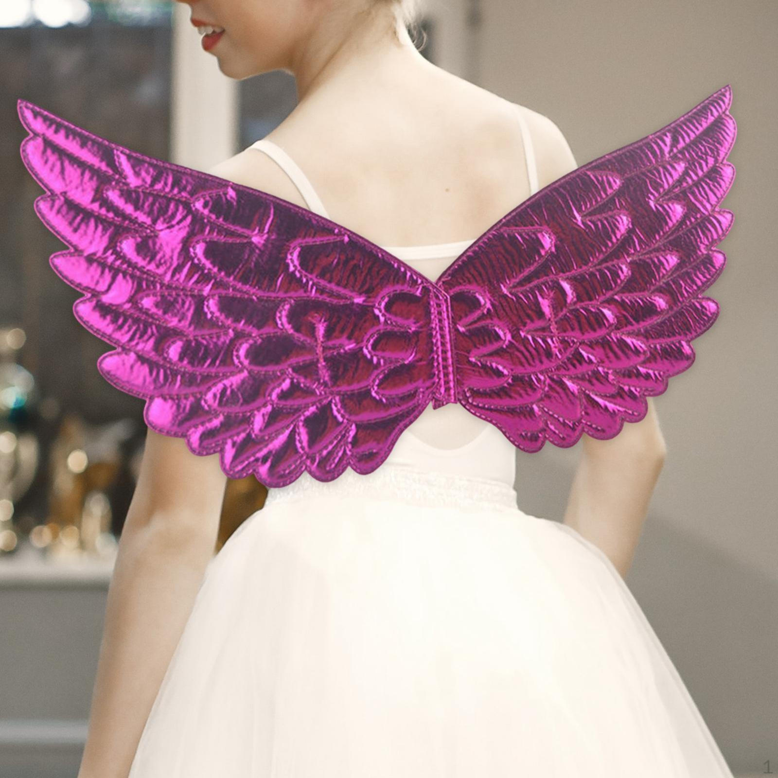 

Wing Fancy Dress for Stage Performance Props Rose Red