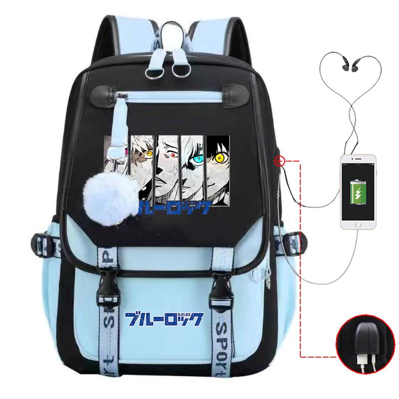 Blue Prison Anime Peripheral Ridge Backpack Seijiro Fashion Student School Bag Large Capacity