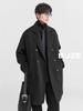 Men's Mid-Length Reversible Double-Breasted Wool Coat - 2025 Winter Korean Style