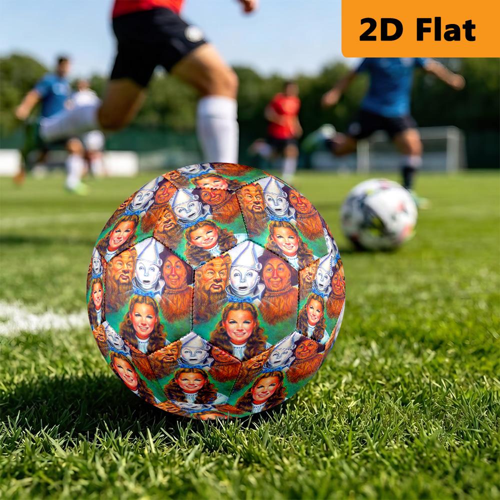 Fantasy Adventure Journey Soccer Ball Suitable for Both Training and Competition High Elasticity No. 5 Football Very Elastic Entertainment