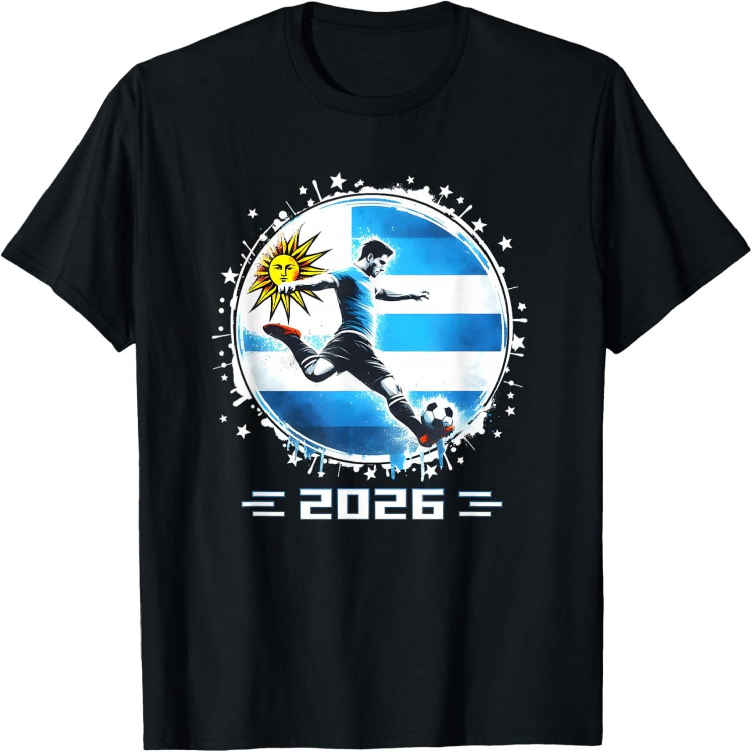 

Uruguay Player Vintage Men Boys Girls Women 2026 Uruguay T-Shirt S разноцветный