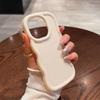 Shockproof Silicone Cover Wave Curved Edge Solid Color Soft Phone Case for iPhone 16 E 15 14 13 12 11 Pro Max XS Max X 8 7 Plus