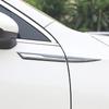 ASC1 2pcs Car Door Waist Line Metal Stickers for lada niva Emblem Car Side Wing Fender Decals Body Exterior Accessories