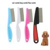 Pet Flea & Grooming Comb for Dogs and Cats - Steel Needle Hair & Flea Removal