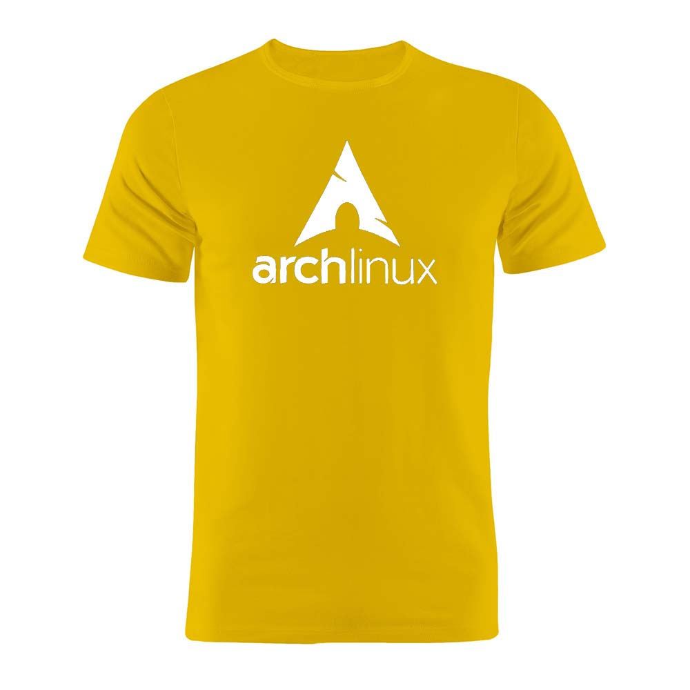 T-shirt Unisex 100% Cotone Programmatore Sviluppatore Coder Linux Arch Linux Stampa Artistica