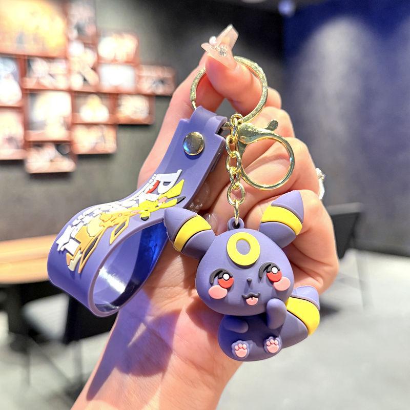 Pokémon Keychain Ibrahimovic Cartoon Drag Key Chain Pokémon Student School Bag Pendant Large size