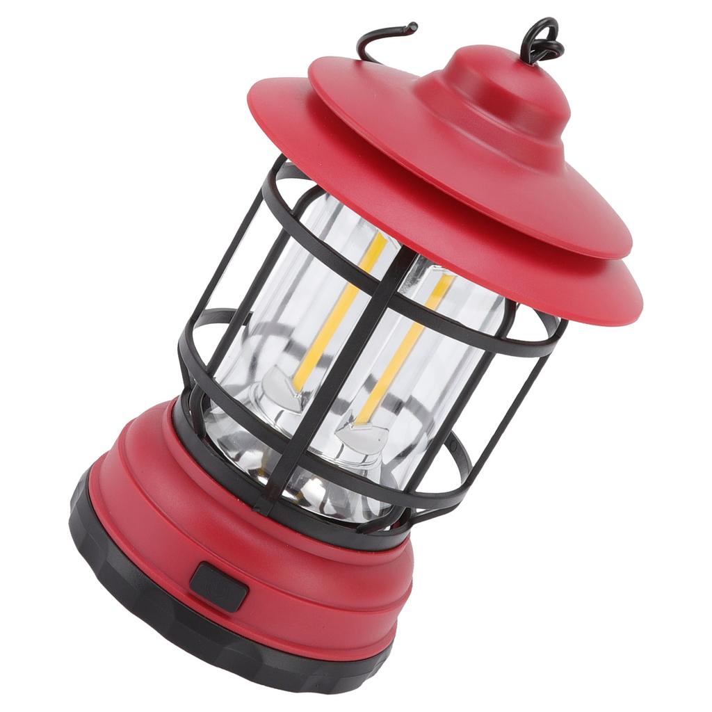 Camping Lantern Portable Outdoor LED Camping Tent Lantern Multifunctional Retro Hanging COB Emergency Portable Light
