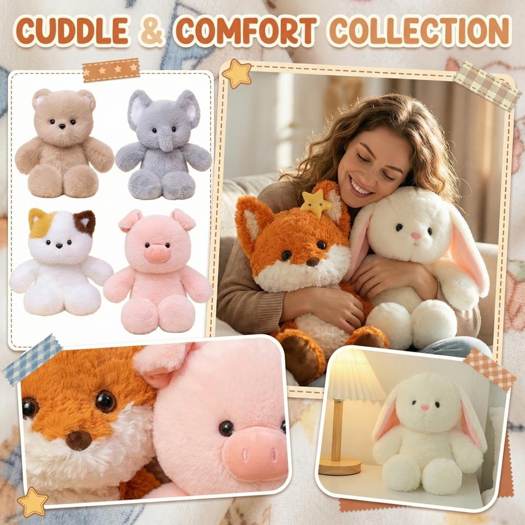 This Plush —serving As A Cuddly Companion, Or Throw Pillow—is Suitable For All Ages, Bringing A Sense Of Warmth To Children And Infinfusing Your Home