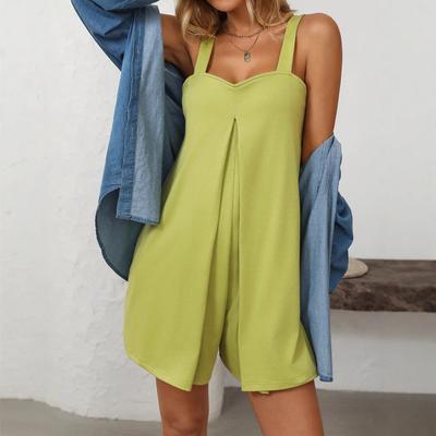 Summer Women's Spice Girls Loose Casual Fashion Outdoor Halter Jumpsuit