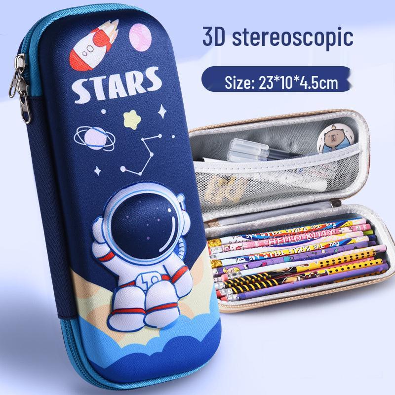 Large 3D Cartoon Pencil Case for Primary School Students