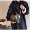 Modische, beliebte Webart-Taschen mit Henkel für Damen, doppellagig, vielseitige Umhängetasche für eine Schulter, hochwertige Textur, kleine quadratische Tasche mit Schal