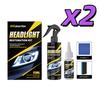 Car Headlight Cleaner Restoration Kit Multifunction Polishing Restore Headlamp Clarity Car Headlight Yellowing Haze Remove Spray