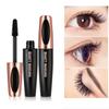 Black Mascara Lengthens Eyelashes Waterproof Long-lasting 4D Silk Fiber Mascara Lash Extension Cosmetics