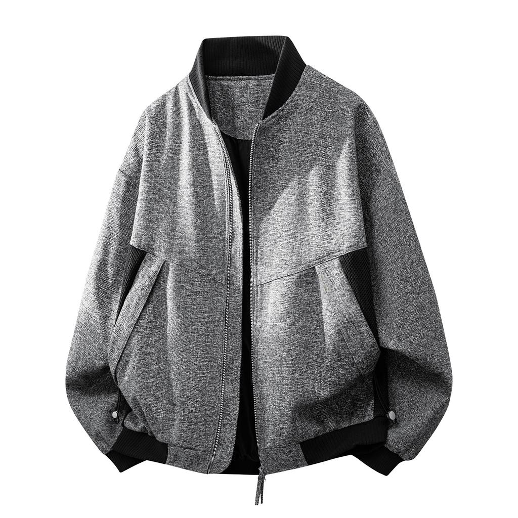 Amerikanische Workwear Pilotenjacke Herren Frühling und Herbst Neu High Street Locker Baseballkragen Jungenjacke