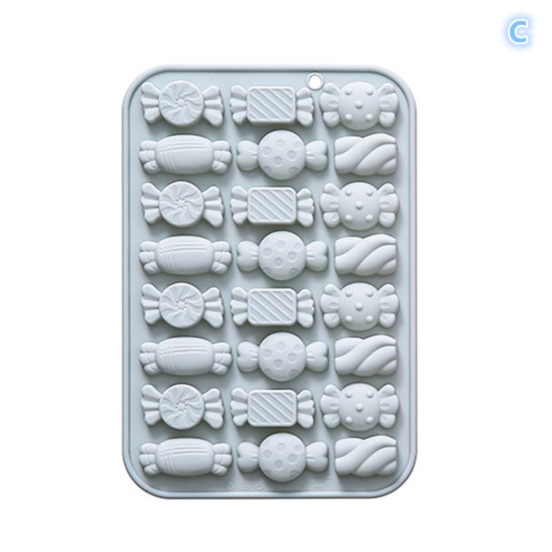 

1Pcs Christmas Silicone Chocolate Molds Candy Baking Moulds Handmade Sock Snowman Xmas Tree Gingerbread Man Santa Claus Mold