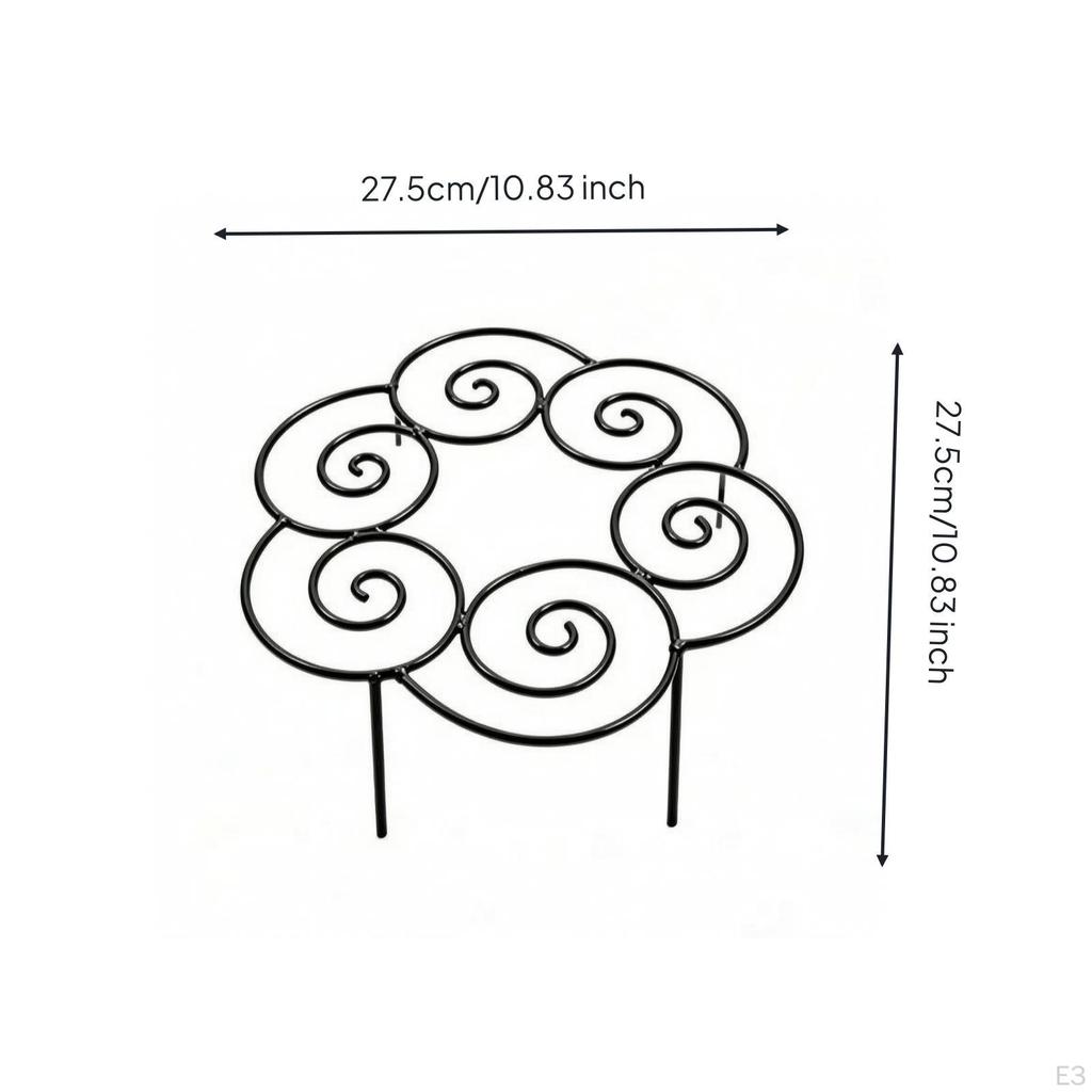 Pflanzenstützschlaufe Rostbeständiger Blumenkäfig