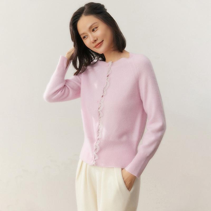 Qinghe 100% Pure Cashmere Women's Sweater - Ultra Soft Luxury Winter Pullover