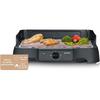 Elektrischer Tischgrill - SEVERIN - PG8593 - 2000 W - Grillfläche 38 x 22 cm - Edelstahlrost - Einstellbarer Thermostat - Schwarz