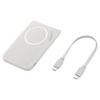 Samsung EB-U2500XJEGWW Power Bank 5000mAh Magnetic Wireless Charging Gray