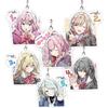 Reiketsu Watanare Acrylic Keychain Set of 6, Featuring Rena Amaori, Mayu Ozuka, and Hydrangea Sena. Anime Merchandise, Bag Rack, Key Accessory, Collec