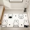 Cartoon Bunny Rabbit kawaii funny M-Miffy Home Bed Rug Kitchen Bath Floormat Hallway Balcony Carpet Entrance Doormat hogar Decor