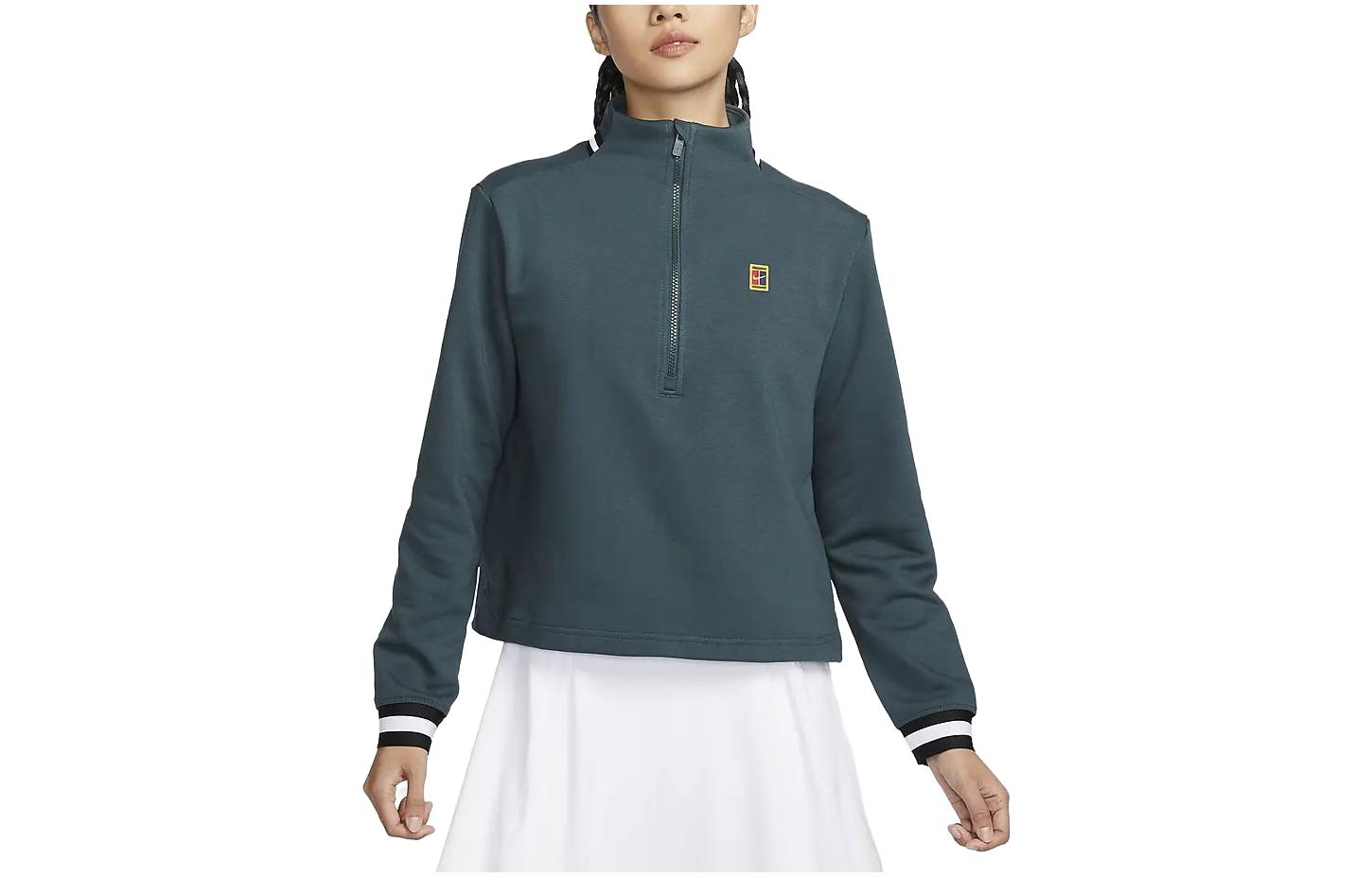 Nike Dri Fit Sweatshirt Women s Dark Green FB4152-328 S