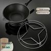 Stainless Steel Multi-Functional Kitchen Rack: Pot Rack, Steamer, Heat-Insulating Stand, Anti-Scald Lid Holder.