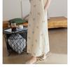 Xuan Liang [With Chest Mat] 2026 New Women's Summer Sleeping Skirt, Pure Cotton Double layer Gauze Tank Top, Ultra Long Skirt, Home Clothing