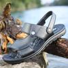 Summer New Men Sandals European American Casual Lightweight  Comfortable Beach Shoes Outdoor Driving Travel Sandals Size 38-47
