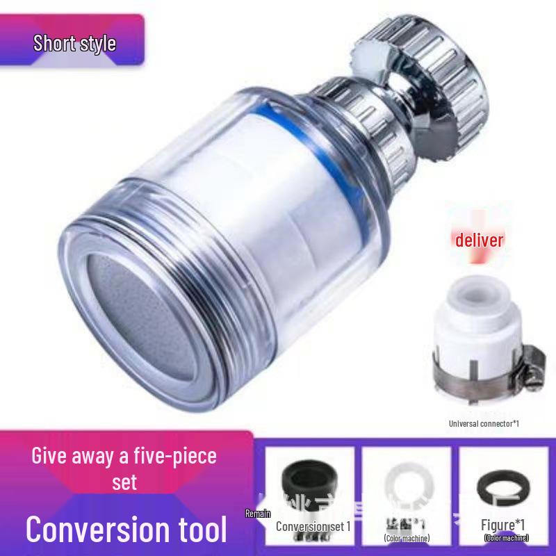 Purificatore d'Acqua per Rubinetto Universale Anti-Schizzi & Booster per Cucina