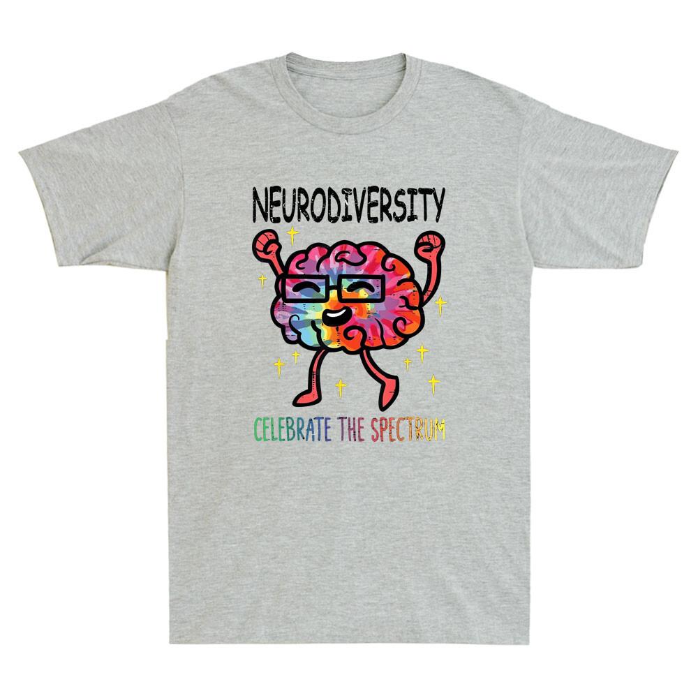 Neurodiversity Brain Autism Awareness Asd Adhd Funny Gift Vintage Unisex Tshirt