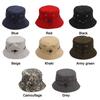 Outdoor Packable Casual Camouflage Fisherman Cap Sunscreen Bucket Hat Summer Sun Caps