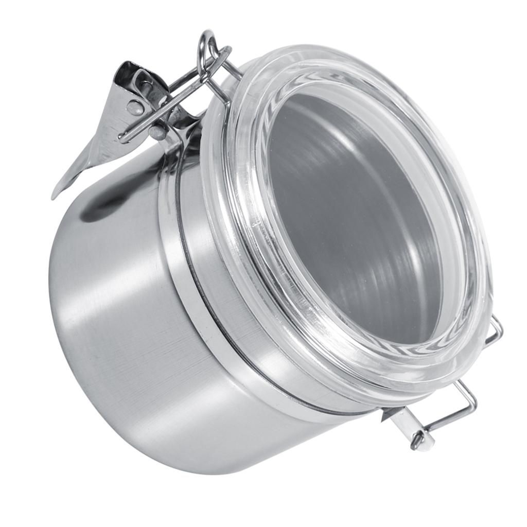 4 Sizes Stainless Steel Kitchen Food Storage Container Bottle Sugar Tea Coffee Beans Canister