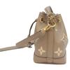 Louis Vuitton M46291 Tourtrell Szary, Kremowy Dwukolorowy Monogram En Plant Nano Noe Torba na ramię Monogram Ann Platt Używany