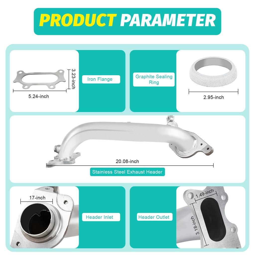 T-304 Stainless Steel Exhaust Manifold JDM Racing Header for 06-11 Honda Civic 1.8L Boost HP