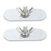 2PCS Butterfly Turnbuckle Screws Stainless Steel For Mobile Air Conditioner Accessories Sealing Plate Turnbuckle
