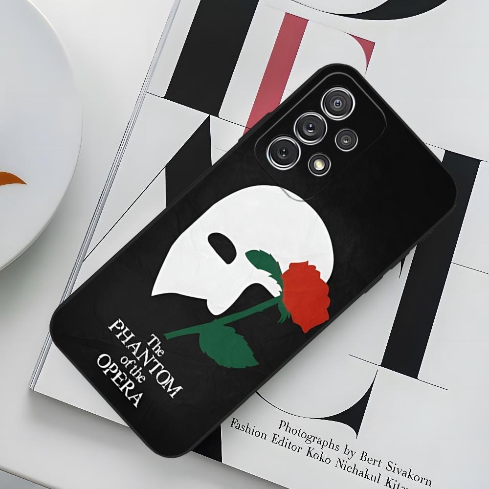 The Phantom Of The Opera Phone Case for Sumsung Galaxy S24 S23 S22 S21 S20 A24 A34 N20 M54 A54 A53 Fe Plus Ultra Black Soft Cove