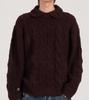 Beoteunseoul Wool Blend Collar Classic Soft Knit (Burgundy)