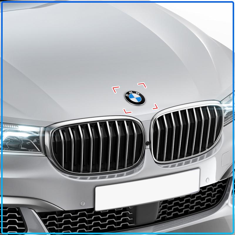 1Pcs 74/82mm Car Emblem Badge Hood Front Rear Trunk Logo For BMW M E46 E90 E60 F30 F10 X1 X2 X3 X5 X4 X6 X7 X8 G30 G20 G32 G11