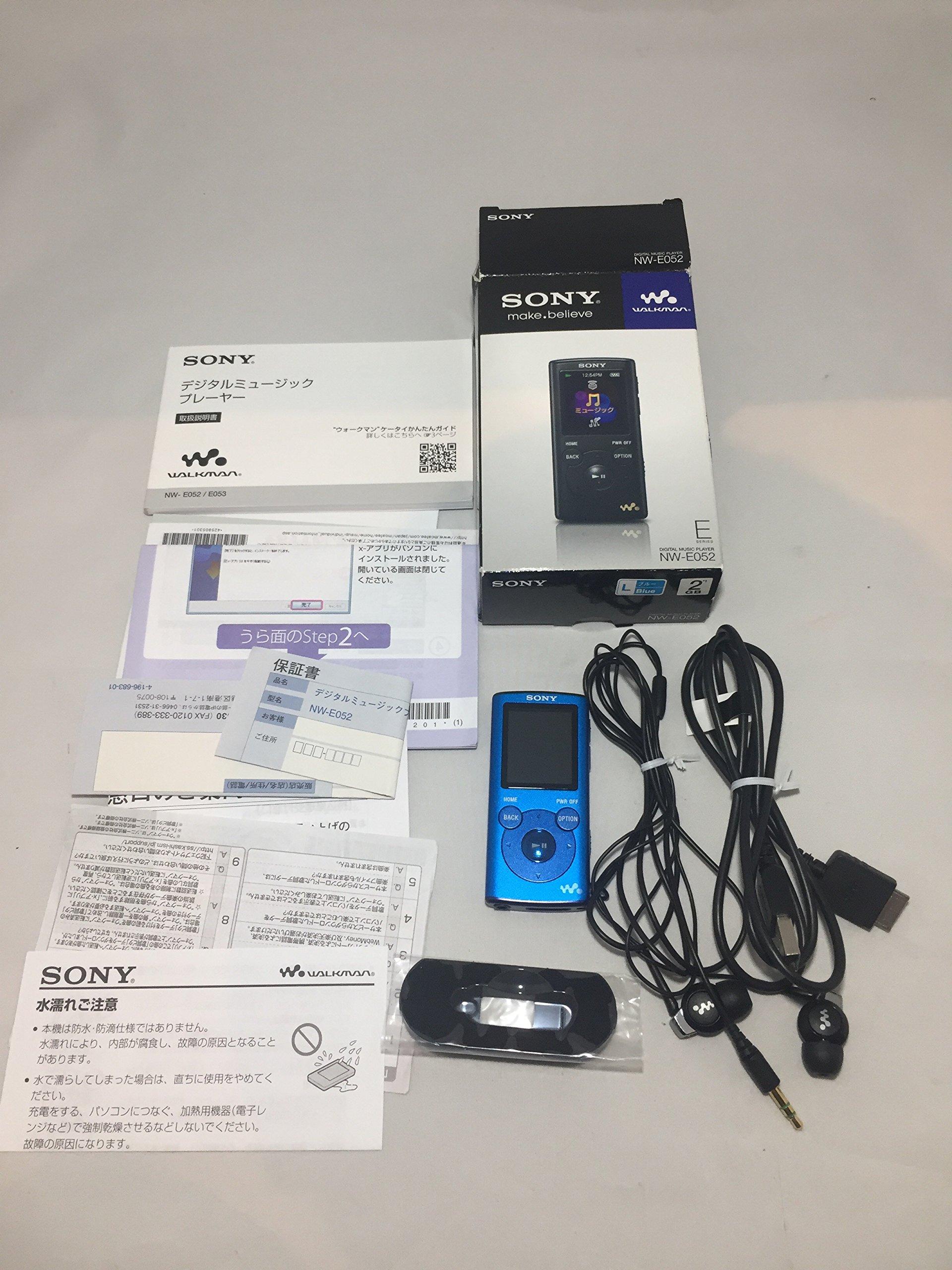 

SONY Walkman E Series 2GB Blue NW-E052/L синій