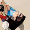 Singer E-Ed Sheeran Anime Beach Swimming Towel Soft Absorbent Washcloth Children's Gifts for Kids Travel Camping Gym