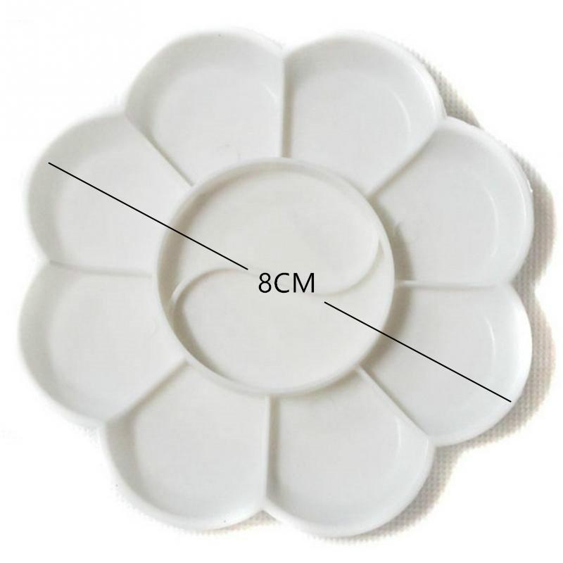 

Палитра 4 размера Art Alternatives Лоток для краски Художник Акварель Пластиковая палитра Принадлежность Белый Акварельная палитра Лоток для пигментов 8cm