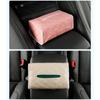 Car Tissue Box Buggy Bag Car Armrest Box Tissue Bag Hanging On Chair Back Tissue Bag DIY Diamond Grid Paper Extraction Box