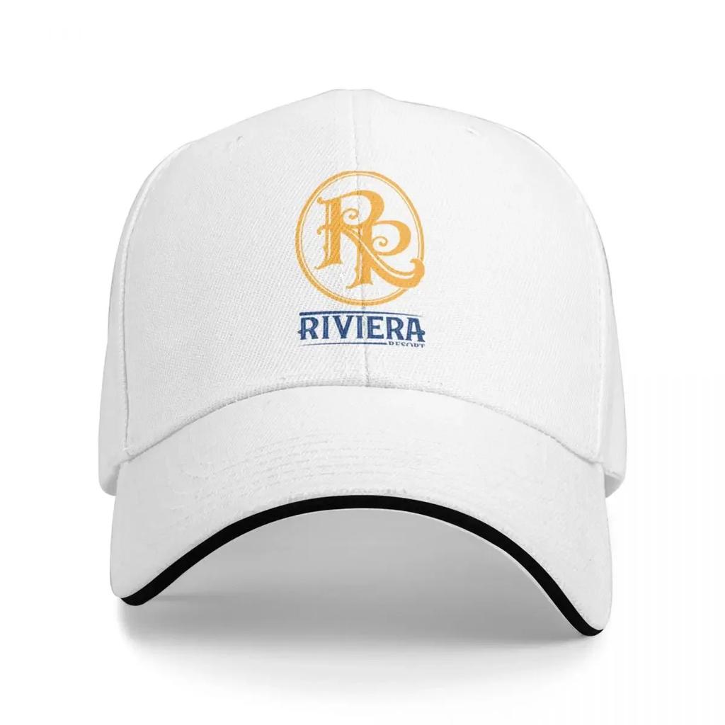 Riviera Resort Logo Baseball Cap tea Hat Military Tactical  Unique hats Womens Hats 2025 Mens