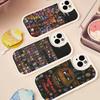 Funda para Teléfono F-Five N-Nights At F-FreddyS Para IPhone 16 15 14 13 12 11 Pro Max Plus Cubierta Suave de Cuero